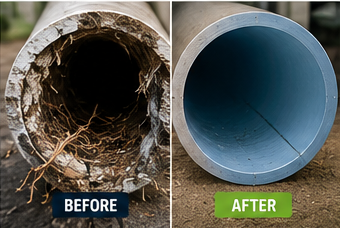 Clogged sewer line cleaning and hydro jetting in Portland