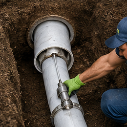 Trenchless sewer line repair without digging in Portland