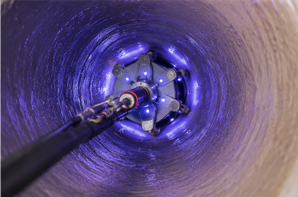 Resin liner used for cured-in-place pipe CIPP repair in Portland